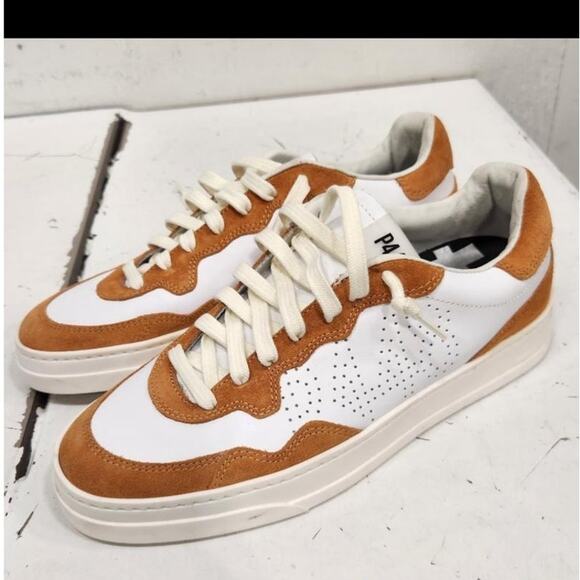 P448 Men\'s Italian Size 39 Bali Terra Leather Suede Sneakers main image 4